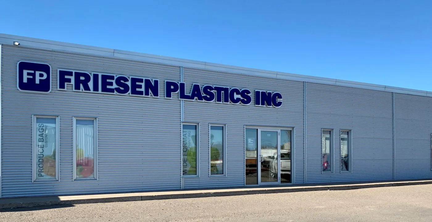 Friesen Plastics building in Lethbridge, Alberta